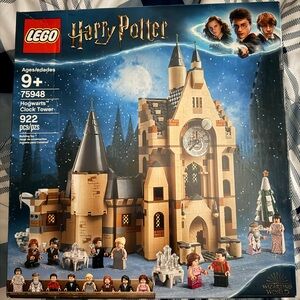 Lego Harry Potter Hogwarts Clock Tower Set - Tan and Gray